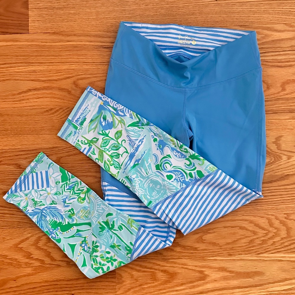 Lilly Pulitzer NWOT Luxletic® Weekender Midi Leggings (S)